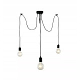 Cumpara ieftin Lustra cu 3 pendule LED, E27 Negru