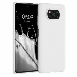 Cumpara ieftin Husa pentru Xiaomi Poco X3 (NFC) / Poco X3 Pro, Silicon, Alb, 53482.48, Carcasa, Kwmobile