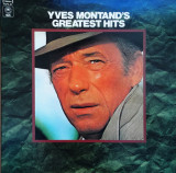 Vinil &quot;Japan Press&quot; Yves Montand &lrm;&ndash; The Greatest Hits (EX), Pop