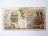 Rară! Martinica/Martinique-Antilele Franceze(DOM-TOM/Franta de peste mari) 100 Francs CCFOM 1947-1949
