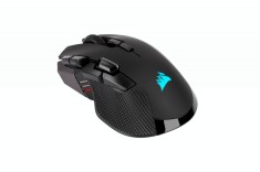 MOUSE CORSAIR, &amp;quot;IRONCLAW RGB&amp;quot;, gaming, cu fir | wireless, USB | BT| 2.4GHz, 18000 dpi, 10/1, iluminare, butoane programabile, mod triplu de