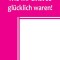 Wie wir einst so gl
