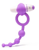 Inel Penis Cu Dop Anal Si Vibratii Play Candi Blow Pop, Outlet