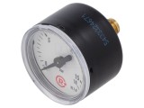 Manometru PNEUMAT 0-25 bar, 63 mm, carcasa metal, conector G1/4, clasa acuratete 1.6