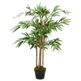 Plantă artificială din bambus Twiggy cu ghiveci, 90 cm, vidaXL