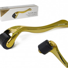 Aparat Masaj Facial Derma Roller 540 Ace 0,2 Mm Titanium Gold