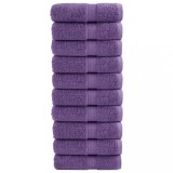 Prosoape de baie premium SOLUND, 10 buc., violet, 30x30 cm, 600 g/m&sup2;