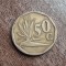 C50 - Moneda foarte veche - 50 centi - Africa de Sud - 1991