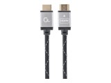 Cumpara ieftin Gembird CCB, HDMIL, 1M , Cablu HDMI High Speed cu Ethernet, 1m, Select Plus Series, braided, gold, plated