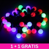 Instalatie luminoasa 4 metri, 40LED, mat, multicolor, 1+1 gratis
