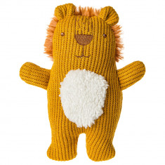 Jucarie de plus - Knitted Nursery Lion Rattle | Mary Meyer
