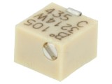 Potenţiometru Multitură 1M&Omega; 250mW SMD Vertical