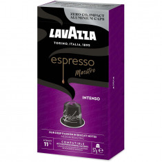Cafea capsule Lavazza Intenso, compatibile Nespresso, aluminiu, 10x5,7g
