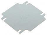 Placă de montare oțel 80,7x80,7x1,5mm ZP
