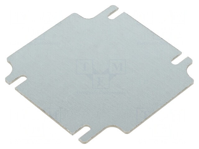 Placă de montare oțel 80,7x80,7x1,5mm ZP