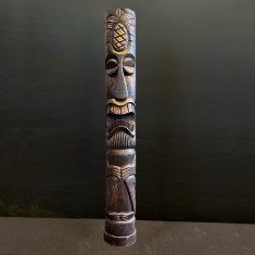 Totem decorativ din lemn &ndash; Indonezia