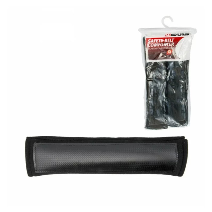 Ornament centura siguranta 2buc 4Cars - Negru Garage AutoRide