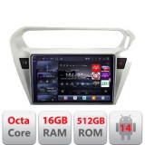 Navigatie Peugeot 301 2012-2020 Citroen C-Elisee Edotec Kit-301 8 core QLED 2K 16+512 360 Android Waze USB Navigatie Internet Youtube Radio CarStore T