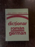 Jean Livescu, Emilia Savin - Dictionar Roman-German