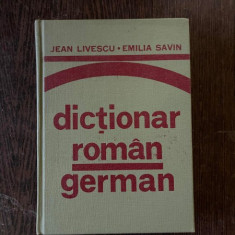 Jean Livescu, Emilia Savin - Dictionar Roman-German