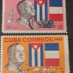 Cuba 1965 agricultura agronom steaguri , agricultura serie 2v mnh