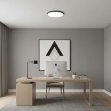 Plafoniera LED SOLIS 37cm 33W Lumina Rece Negru