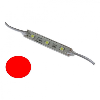 Modul 3 Smd 5050 24V Lumina Rosie TCT-1731 foto