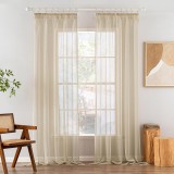 Set 2 Draperii, 140 x 245 cm, Bej Deschis - CN