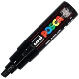 Marker UNI PC-8K 8. 0 mm, varf tesit, negru, Posca