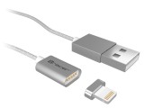 Cablu magnetic TRACER USB 2.0 Iphone AM - Lighting 1m argintiu