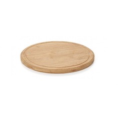 Platou din lemn de bambus diametru 30 cm