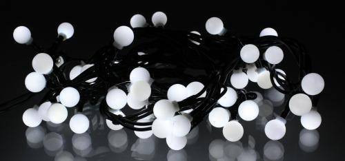 Ghirlanda luminoasa cu sfere 52 LEDuri albe lumina rece WELL
