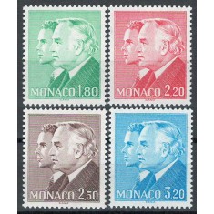 Monaco 1985 Mi 1700/03 MNH - Prințul Rainier al III-lea și Prințul Albert