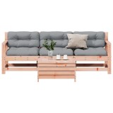 Gossi set mobilier de gradina cu perne, 4 piese, lemn masiv douglas