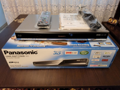 Panasonic DMR-BWT735EB 3D Blu-ray/DVD Recorder 1TB HDD ***NOU*** foto
