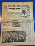 ziarul sportul popular 14 septembrie 1966 - turul ciclist al romaniei