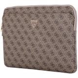 Husa Guess 4G Triangle Logo pentru Laptop 14inch, Maro