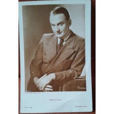 Carte postala, Willi Forst, actor, scenarist, regizor de film, producător de film și c&acirc;ntăreț austriac, 1903-1980