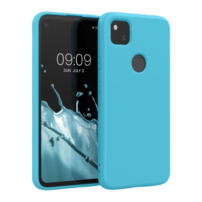 Husa pentru Google Pixel 4a, Silicon, Verde, 52622.223, kwmobile foto