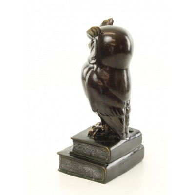 Bufnita-statueta din bronz BG-33 foto