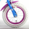 Bicicleta pentru fete 12 inch cu scaun pentru papusi roti ajutatoare si cosulet Frozen