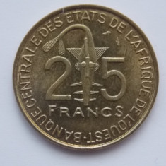25 FRANCS 1982 STATELE AFRICANE DE VEST-XF