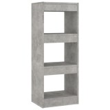 Cumpara ieftin Biblioteca/Separator camera, gri beton, 40x30x103 cm, PAL