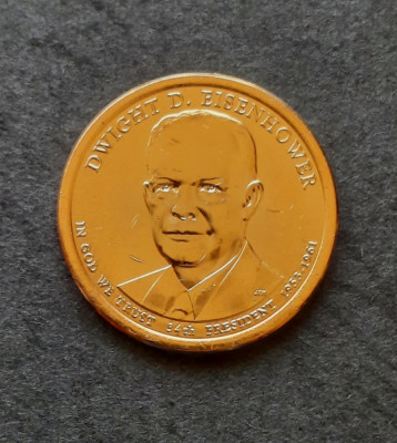 1 $ &amp;quot;D.D. Eisenhower&amp;quot; USA, 2015, litera D - G 4363 foto