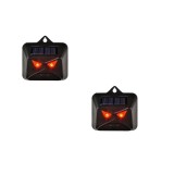 Set 2 Aparate Solare LED cu Ultrasunete, Repelent pentru Animale Mari si Mici, Anti Rozatoare, Anti Insecte, Frecventa 9-36KHZ