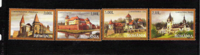 ROMANIA 2008 - CASTELE DIN ROMANiA, MNH - LP 1810 foto