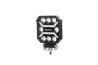 Proiector faza lunga cu DRL LED JUMBO DM-5036-SXR ALB foto