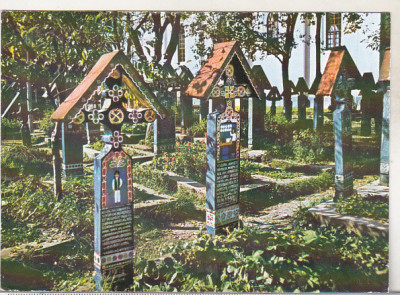 bnk cp Sapanta ( jud Maramures ) - Cimitirul vesel - necirculata - marca fixa foto