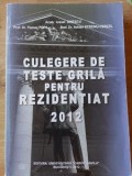 Culegere de texte grila pentru rezidentiat Ioanel Sinescu,Florian Popescu