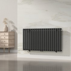 Radiator Nore 60x120cm negru 857W [neu.haus] HausGarden Leisure foto
